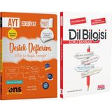 ENS Yayıncılık Ens Ayt Türk Dili ve Edebiyatı Destek Defteri ve Akm Dil Bilgisi Soru Bankası Seti 2 Kitap