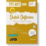 Ens Yayınları Tyt-Ayt Tarih Destek Defterim | Hüseyin Kara | Konu Anlatımlı, El Yazısı Notlar, Yks Hazırlık Kaynağı