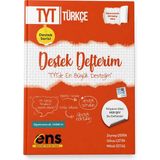Ens Yayınları Tyt Türkçe Destek Defterim | Konu Anlatımlı, Öğretmen El Yazısı Notları, Tyt Hazırlık Yardımcı Kaynak
