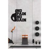 Ensa Design Fitness Gym Ahşap Duvar Dekoru-Spor Salonu Dekoru 50X30