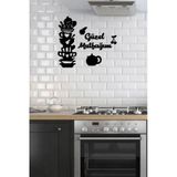 Ensa Design Güzel Mutfağım Yazılı Mutfak Duvar Dekoru- Ahşap Dekor 55X50cm