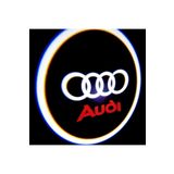 ensadepo Kapı Altı Led Logo Mesafe Sensörlü Yeni Nesil Pilli Yapıştırmalı 2 Adet Audi