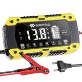 Enshall 12V 12A / 24V 6A Akıllı Hızlı Akü Şarj Cihazı - LiFePO4, Jel, AGM ve Kurşun Asit Akü Şarjör ve Onarım Cihazı (Araba, Kamyon, Motosiklet, Tekne)