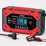 Enshall 12V 6A Akıllı Hızlı Akü Şarj Cihazı - Lifepo4, Jel, Agm Ve Kurşun Asit Akü Şarjör Ve Onarım Cihazı (Araba, Kamyon, Motosiklet, Te