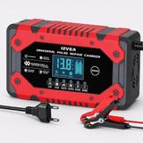 Enshall 12V 6A Akıllı Hızlı Akü Şarj Cihazı - LiFePO4, Jel, AGM ve Kurşun Asit Akü Şarjör ve Onarım Cihazı (Araba, Kamyon, Motosiklet, Tekne)