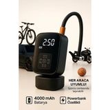 Enshall Mini Kablosuz Dijital Araç Lastik Top Şişirme Pompası Universal Araç Modeli İçin 150 PSI Basınç Kompresör