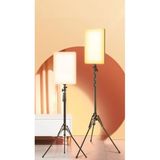 Ensiga 19 Inç LED Video Işık Kiti Studio Pograph Light Kamera Lambası Dimmabable Tripodlu Panel Işık - Siyah