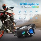 Ensiga Hd 1080P Kameralı Bluetooth Kulaklık Intercom Kask Wifi Dvr Gürültüsüz Motosiklet Kulaklık - Siyah