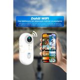 Ensiga HD 1080P Mini Aksiyon Kamerası Dijital Görüntü Sabitleme ile Beyaz Renkli Spor Kamerası