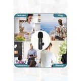 Ensiga Ikili Kablosuz Yaka Mikrofonu Iphone Uyumlu Lightning Girişli Youtube Facebook Tiktok Vlog