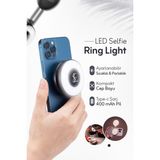 Ensiga LED Selfie Ring Light Telefon Selfie Işığı - Siyah