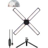 Ensiga Mini Taşınabilir Yıldız LED Işık Ring Light Makeup Işık LED - Beyaz
