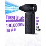 Ensiga Şarjlı Araç Kurutucu Mini Turbo Jet Fanı Devir Ayarlı Yaprak Üfleme Makinası Güçlü Emiş