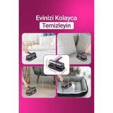 Ensiga Şarjlı Kablosuz Uv Işınlı Süpürge Yatak Kanepe Halı Toz Tüy Ev El Vakum Temizleme Toz Giderme