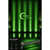 Enso Tasarım 12W 35 cm Yeşil LED Wallwasher Dış Cephe Duvar Cami Bahçe Aydınlatma