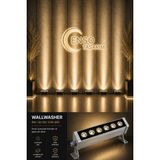 Enso Tasarım 6W 20 Cm Gün Işığı LED Wallwasher Dış Cephe Duvar Cami Bahçe Aydınlatma
