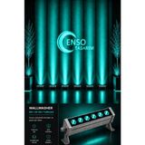 Enso Tasarım 6W 20 cm Turkuaz LED Wallwasher Dış Cephe Duvar Cami Bahçe Aydınlatma