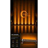Enso Tasarım 9W 30 cm Amber LED Wallwasher Dış Cephe Duvar Cami Bahçe Aydınlatma
