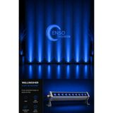 Enso Tasarım 9W 30 cm Mavi LED Wallwasher Dış Cephe Duvar Cami Bahçe Aydınlatma