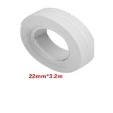 ENSSPOT Su sızdırmaz bant 3.2m x 22 mm BANYO KÜVET MUTFAK LA BANT SU GEÇİRMEZ KENAR BANDI SIZDIRMAZLIK BANTI (BEYAZ)