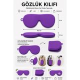 enta endüstriyel vantilatör taahhüt san. ve tic. Güneş Gözlüğü ve Numaralı Mor Silikon Gözlük Koruyucu Kılıf