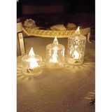 Entarzlife 3'lü LED Mum Pilli Mum Dekoratif Mum