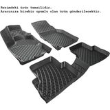 Entelux Hyundai Getz 3D Paspas Siyah Birebir Uyumlu Özel Tasarım