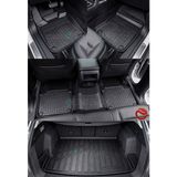 Entelux Renault Clio 5 1.0 Sce Equilibre 2025 ile Uyumlu Tpe 3D Premium Tam Set - Siyah