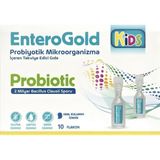 EnteroGold Probiyotik Takviye Edici Gıda 10 Flakon Aromasız Mükemmel Bağırsak Sağlığı için