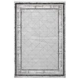 Enti Halı Lavin 4805 Gri Modern Desenli Makine Halısı