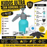 Entokim Kudos Ultra Ec + 2 Lt Jetta Basınçlı Pompa + Koruyucu Maske + Gözlük + Eldiven Tam Uygulama Seti | Sivrisinek, Karasinek, Kene, Pire, Tahtakurusu, Hamamböceği ve Akrep Mücadelesi