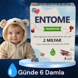 Entome 10 ml Probiyotik bebeklerde ishall ve huzursuzluk için Lgg + bb12 - Aromasız