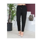 Entrendyy BELİ LASTİKLİ KUMAŞ HAVUÇ KESİM PANTOLON