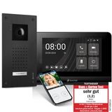 Entri Görüntülü Kapı İnterkomu, Kameralı Gömme Montajlı Kapı Zili, Akıllı Telefon Uygulaması, 1 Aile Evi, Görüntülü Kapı Zili, 7 İnç Hd Monitör, Full Hd Kamera, Kapı Açıcılı İnterkom Ve 2 Kablolu Zil