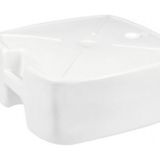 Entropiy 20 Litre - 35 Litre - 70 Litre Plaj Bahçe Deniz Havuz Şemsiye Bidonu Desteği Ayağı - Taşınabilir, 20 Litre Su Veya 30 kg Kum ile Dolabilen Tutma Kulp Tasarımlı - Beyaz