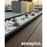 Envaplas Pratik Garden Siyah Strong Düz Çim Ayırıcı 25 mt (10X2,5MT)SINIRLAYICI Ayırıcı Taş Toprak Bariyeri