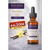 Envisha Beauty Doğal Vanilya Yağı 20 ml Cilt ve Saç İçin Besleyici Etki Unisex Kullanım