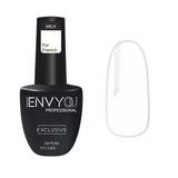Envy Kalıcı Oje For French Collection Yarı Şeffaf Milk Süt Beyazı Kalıcı Oje 15GR