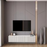 ENWOOD CAPELLA BEYAZ COUNTRY 3 KAPAKLI DUVARA MONTE 140 CM TV ÜNİTESİ