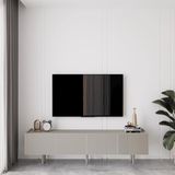 enwood Capella Kumtaşı Rengi Mdf 4 Kapaklı Ahşap Ayaklı 180 Cm Tv Ünitesi