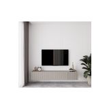 enwood Capella Kumtaşı Rengi Mdf 4 Kapaklı Duvara Monte 180 Cm Tv Ünitesi