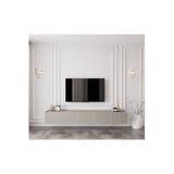 enwood Capella Kumtaşı Rengi Mdf 5 Kapaklı Duvara Monte 200 Cm Tv Ünitesi KUMTAŞI 200 x 50