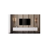 enwood CAPELLA Mdf 6 Kapaklı Duvara Monte (120 CM X 2 ADET) 240 Cm Tv Ünitesi