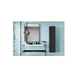 Enwood Capella Modüler Siyah Duvara Monte Mdf Banyo Dolabı (Ölçüsü 138 Cm X 34 Cm X 32 Cm)