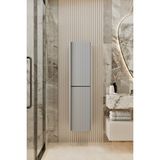 enwood CAPELLA SİS GRİ MDF ÇOK AMAÇLI BANYO DOLABI 138x34 CM