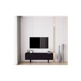 Enwood Capella Siyah Country Mdf 3 Kapaklı Ahşap Ayaklı 140 Cm Tv Ünitesi