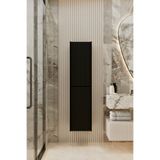 enwood CAPELLA SİYAH MDF ÇOK AMAÇLI BANYO DOLABI 138x34 CM