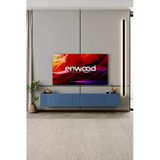 Enwood Capella Tv Ünitesi Duman Mavi Mdf 5 Kapaklı 200 Cm Duvara Monte