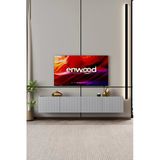 Enwood Capella Tv Ünitesi Sis Gri Mdf 4 Kapaklı 160 Cm Duvara Monte