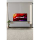 Enwood Capella Tv Ünitesi Sis Gri Mdf 5 Kapaklı 200 Cm Duvara Monte